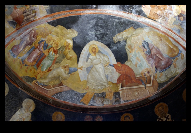 Siluetele sacre, interpretarea minimalistă a artei bizantine asupra figurilor divine 5 Siluete sacre: Reprezentând figuri sfinte în arta bizantină