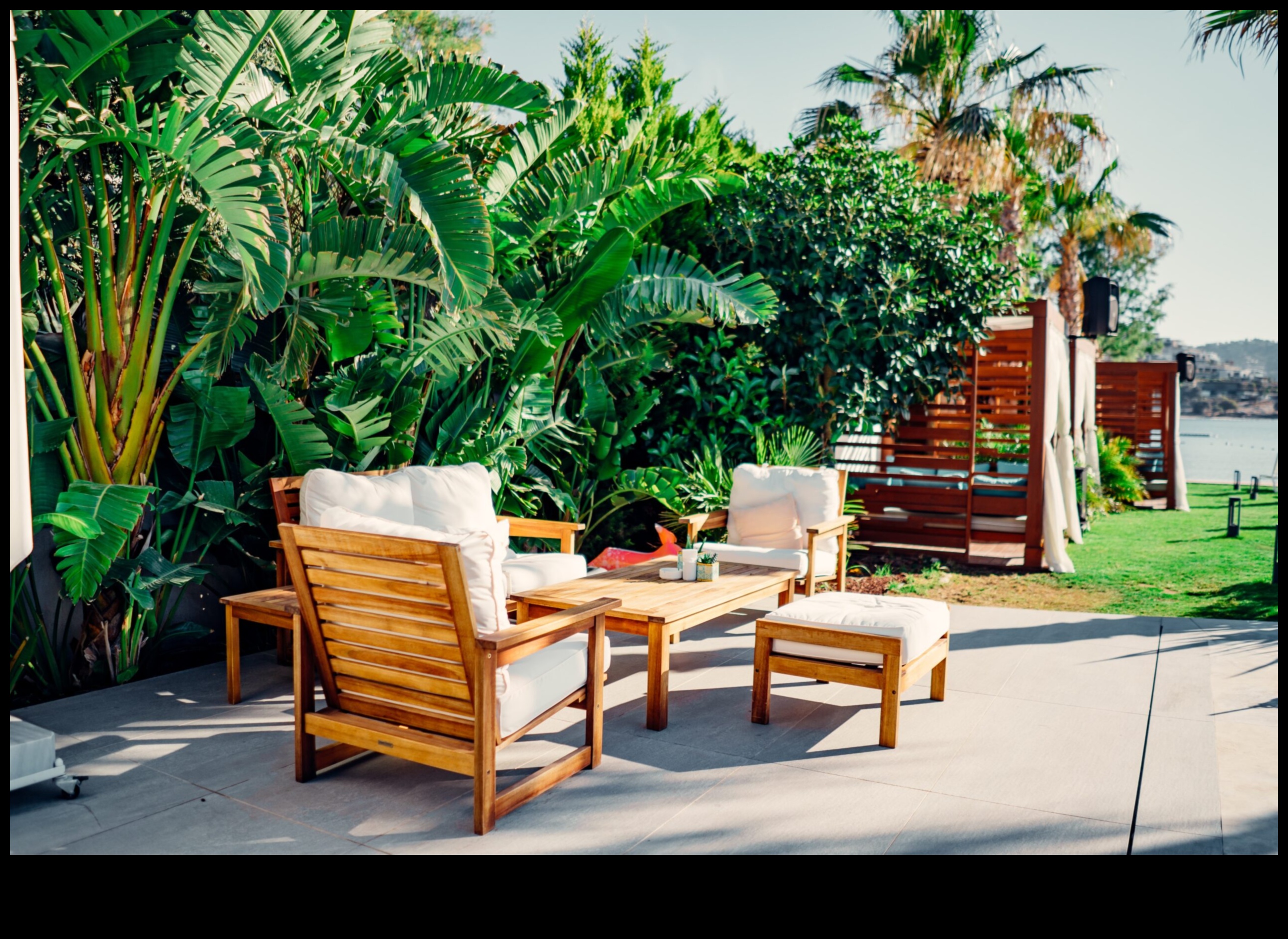 Mobilier de exterior rustic și elegant, pentru o oază primitoare în curte 2 Rustic Chic: mobilier elegant pentru fericirea ta în aer liber