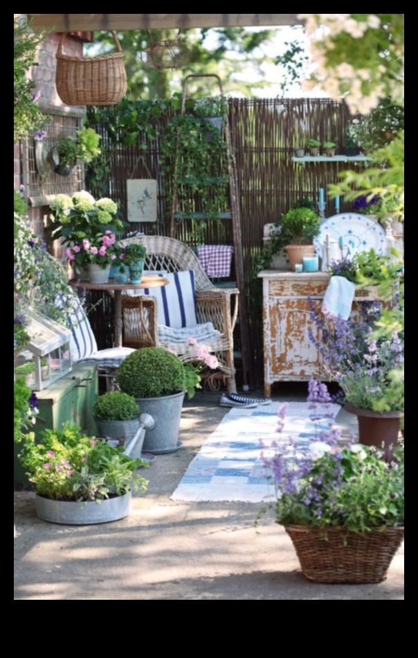 Mobilier de exterior rustic și elegant, pentru o oază primitoare în curte 3 Rustic Chic: mobilier elegant pentru fericirea ta în aer liber